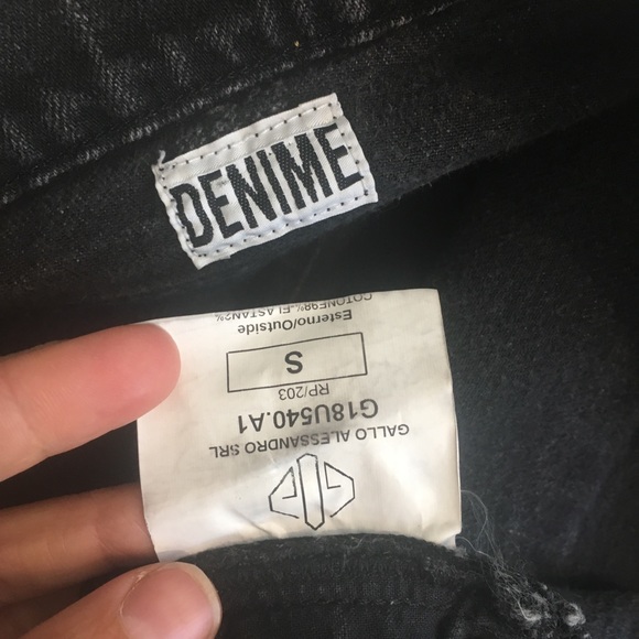 Golden Goose denim jean gray black small - Picture 6 of 8